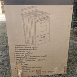 24in stove gas range 