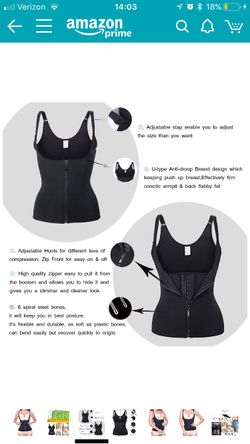 Neoprene Waist Slimming Vest Hot Sweat Sauna Suit Tank Top Curves Body Shaper for Weight Loss