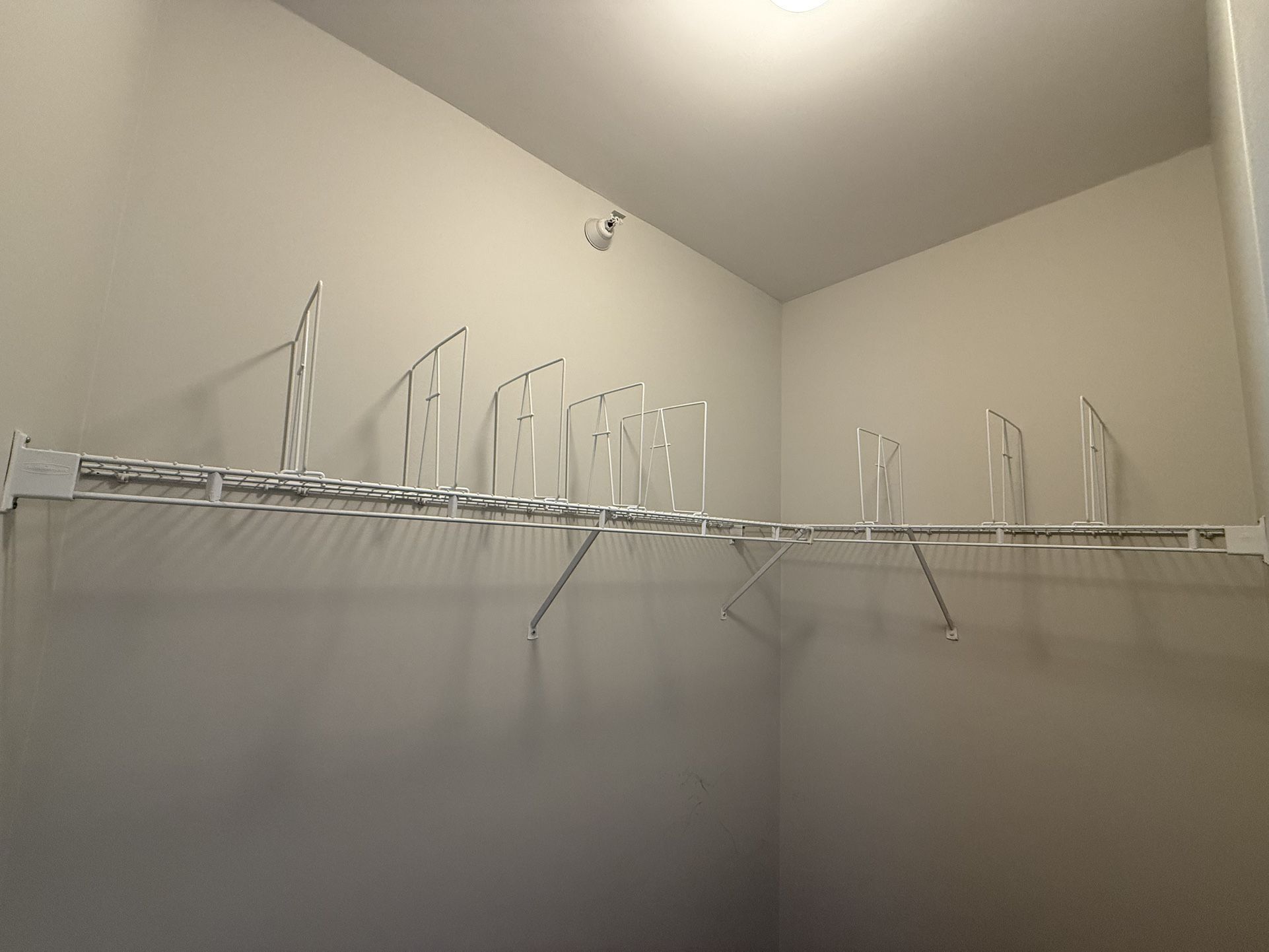 Closet Shelving With Separation