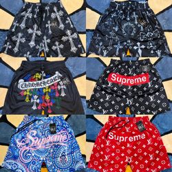 Designer-Inspired Premium Mesh Shorts – Multiple Styles Available