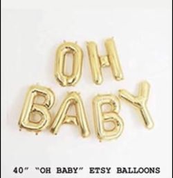 “Oh Baby” Balloons