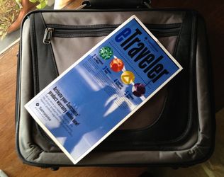 Notebook Carrier, soft-sided, electronics, traveler’s carrier
