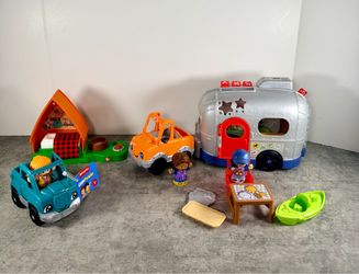 Fisher-Price Little People Camping Playset Bundle