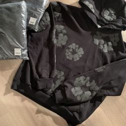 Monochrome Denim Tears Hoodie Size M Used 