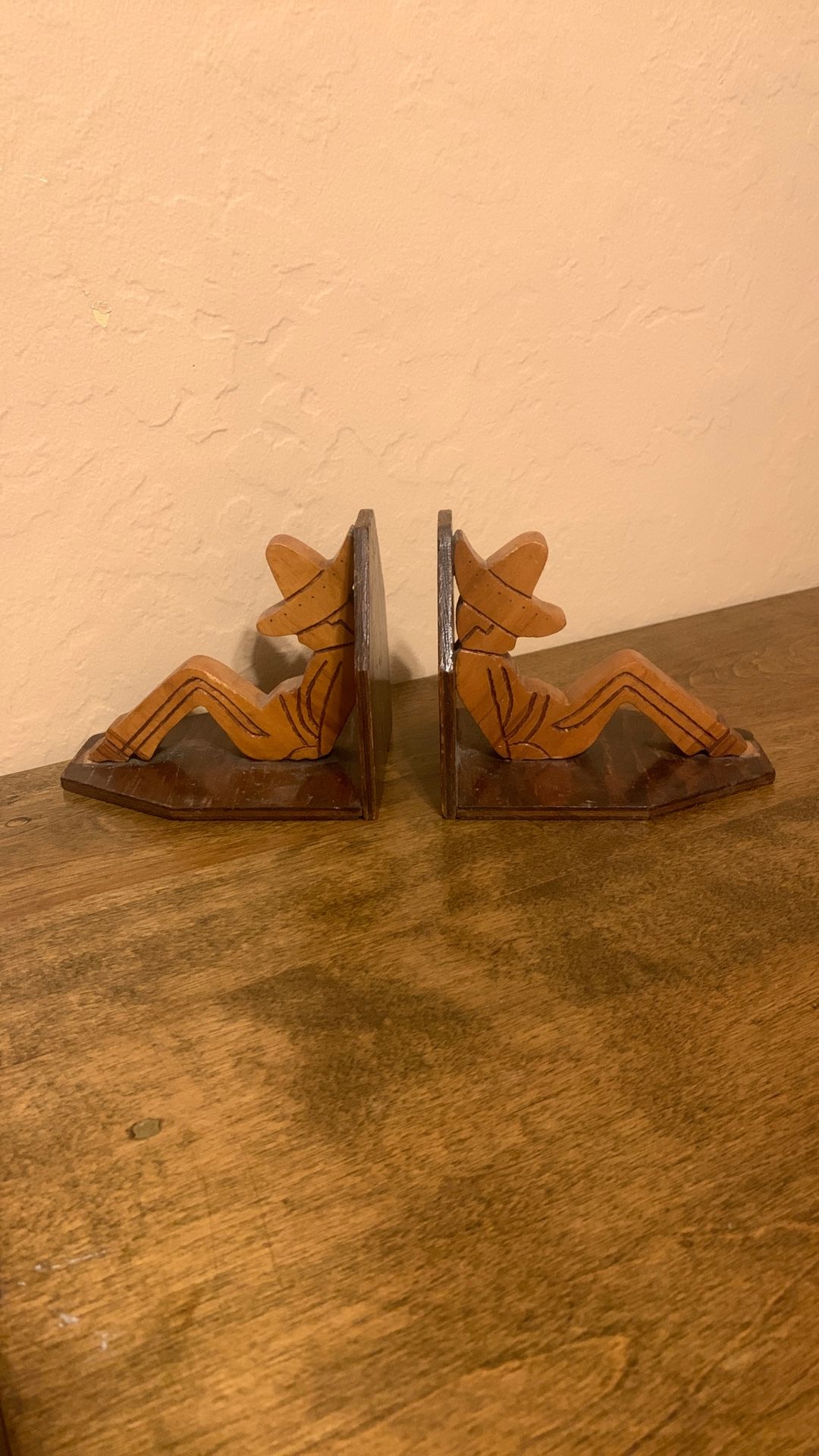 Vintage Handcrafted Mexican Bookends. 1960’s