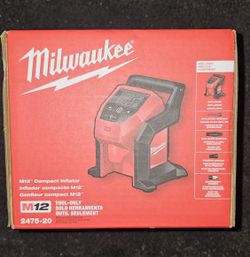 Milwaukee
M12 12-Volt Lithium-Ion Cordless Electric Portable Inflator (Tool-Only)