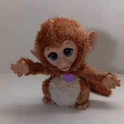 Hasbro FurReal Friends interactive 8" animated Baby Cuddles My Giggling Monkey toy $10 FIRM