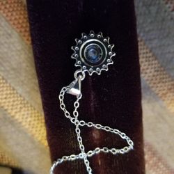 Snowflake Cz In .925 Silver. Stunning When the Sun Hits It