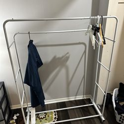 Two Clothing Racks. Only 10 Months Old