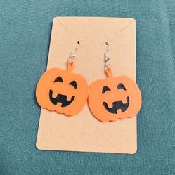 Jack-O-Lantern Halloween Earrings