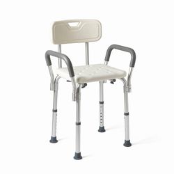 Shower Chair Heavy Duty Adjustable Bath Stool with Non-Slip Feet