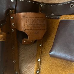 Action LEATHER CRAFT Tool Belt. ( Adjustable) 
