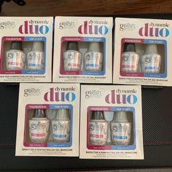 Gelish Top  And Base Duo, Kolonsky  Anail Brush, OPI Gel Funny Bunny 