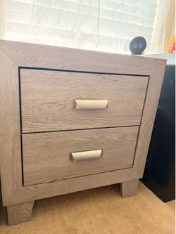 Bedside nightstands with drawers