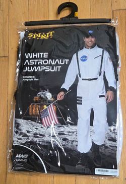 Spirit White Astronaut Jumpsuit Costume Adult Small