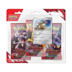 4 Pokemon Destined Rivals Blister Packs 3 Pack