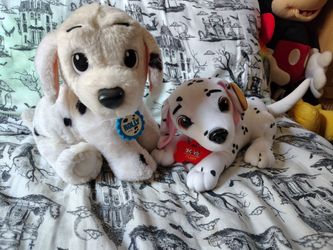 Vintage 101 dalmatians plush lot
