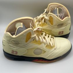 Jordan 5 Off White sail 
