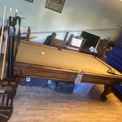 Custom Made Pool Table Set