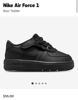 Black nike force 1 new size 7c