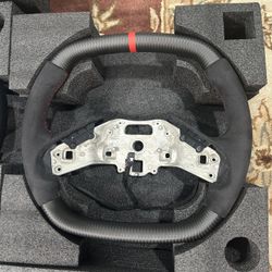 C8 MATTE HEATED ALCANTARA Steering Wheel
