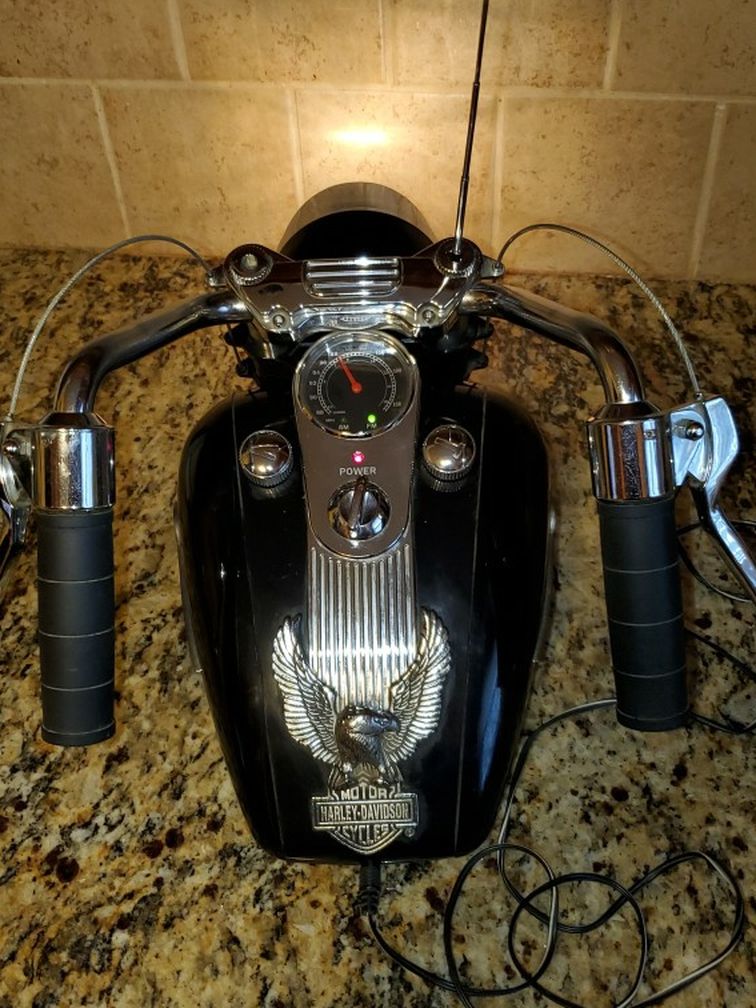 Rare Harley Davidson Gas Tank Radio