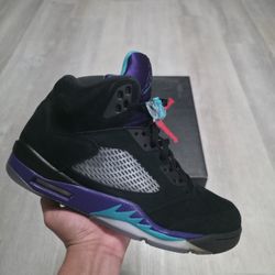 Jordan 5 Black Grape Size 12 Men