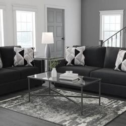 Glam Sofa And Loveseat 