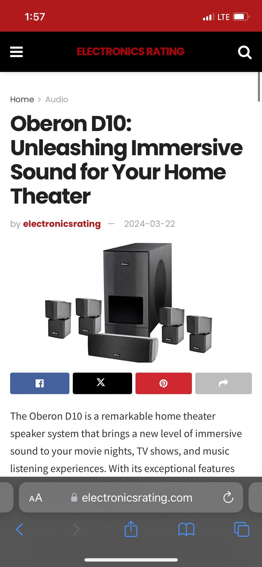 Home Theater System 