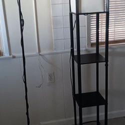 Cute Floor Lamp w Shelves 