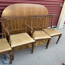 Vintage Dinning Room Table And Chairs 