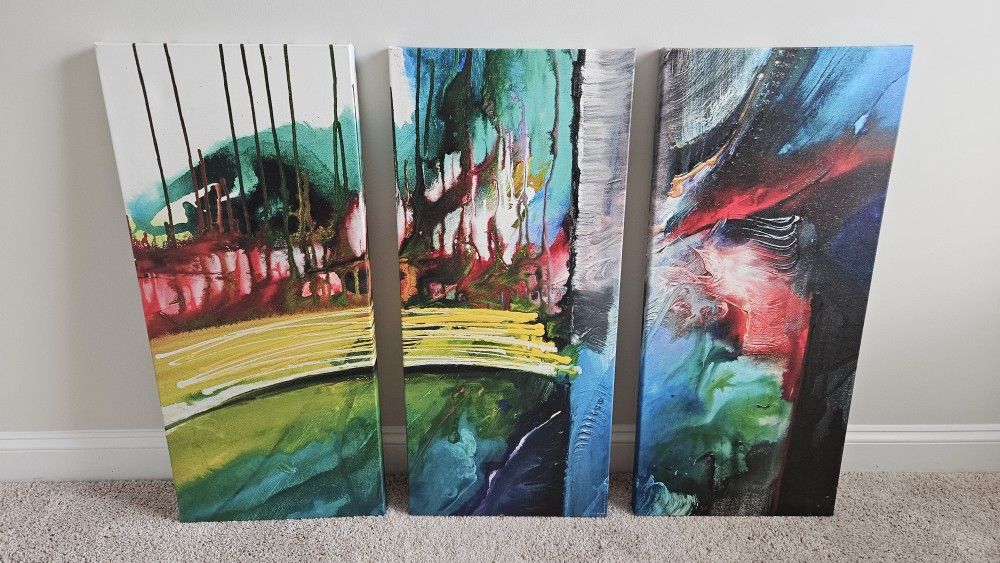 Abstract Canvas Art Set