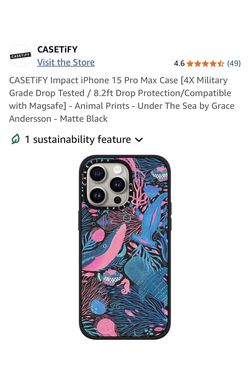 CASETiFY Impact iPhone 15 Pro Max Case [4X Military Grade Drop Tested / 8.2ft Dr