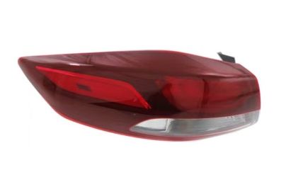 Compatible with 2017-2018 Hyundai Elantra Tail Light Outer Brake USA & Halogen Type with Side Marker Lamp 92401-F2020 92402-F2020 (Driver & Passenger 