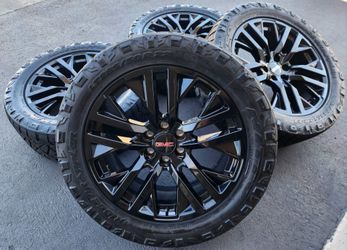 22" GMC Yukon Sierra AT4 1500 Wheels And Tires