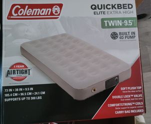Coleman twin air mattress