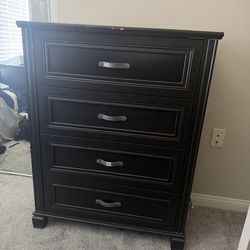 Twin bed and dresser