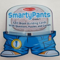 SMARTY PANTS EDUCATIONAL CARDS GAME for 1st Grader