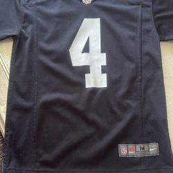Raiders Derek Carr #4 Nike Jersey /kids 
