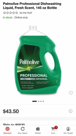 Palmolive Professional Dishwashing Liquid, Fresh Scent, 145 oz Bottle