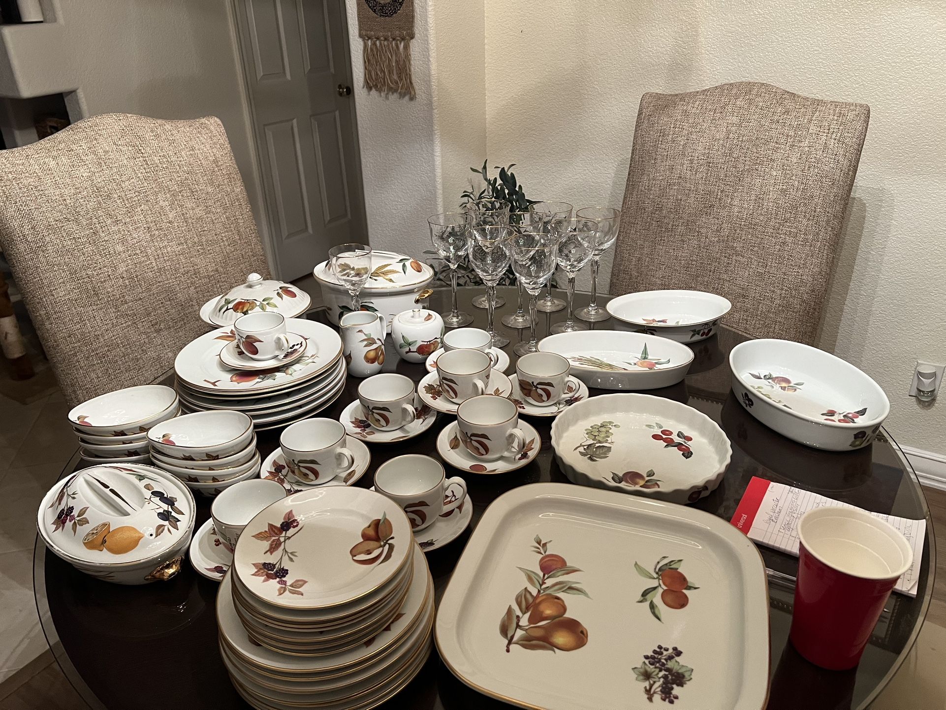 Royal Worcester Evesham Porcelain China