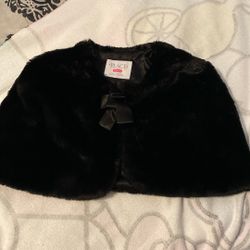 Shawl Fur Faux Size 7/8 