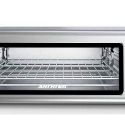 Anthter Pro Air Fryer Toaster Oven, 1800W Large Convection Oven Countertop, 8-in-1 Functionality, Wide Temperature Range, 60-Minute Timer/Auto-Off, wi