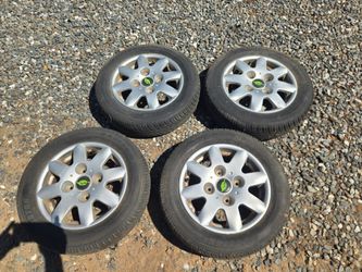 13in 4 lug wheels