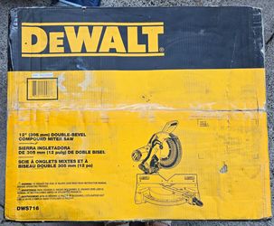 Dewalt 12" Double-Bevel Compound Miter Saw