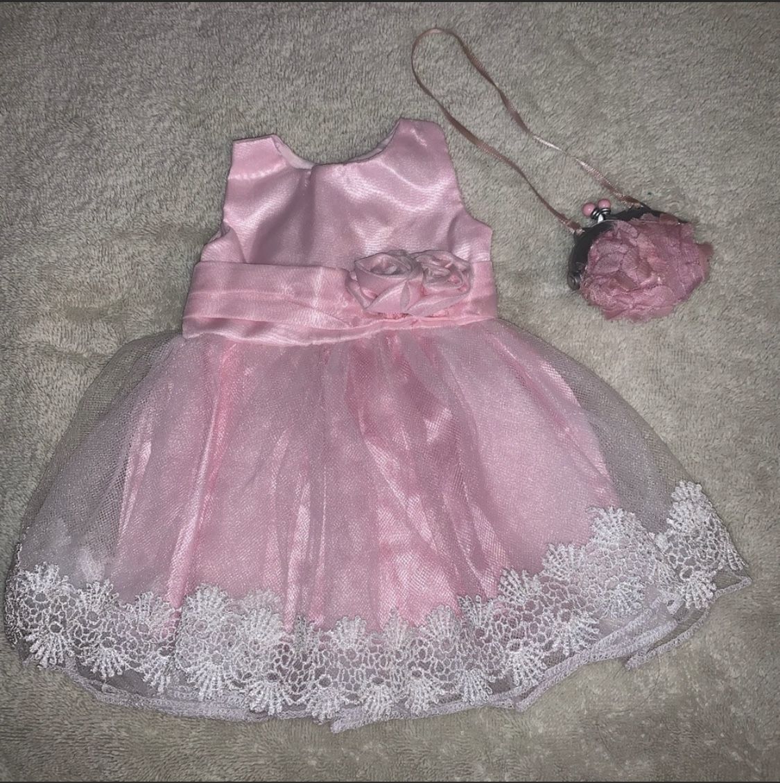 Doll wedding dress set