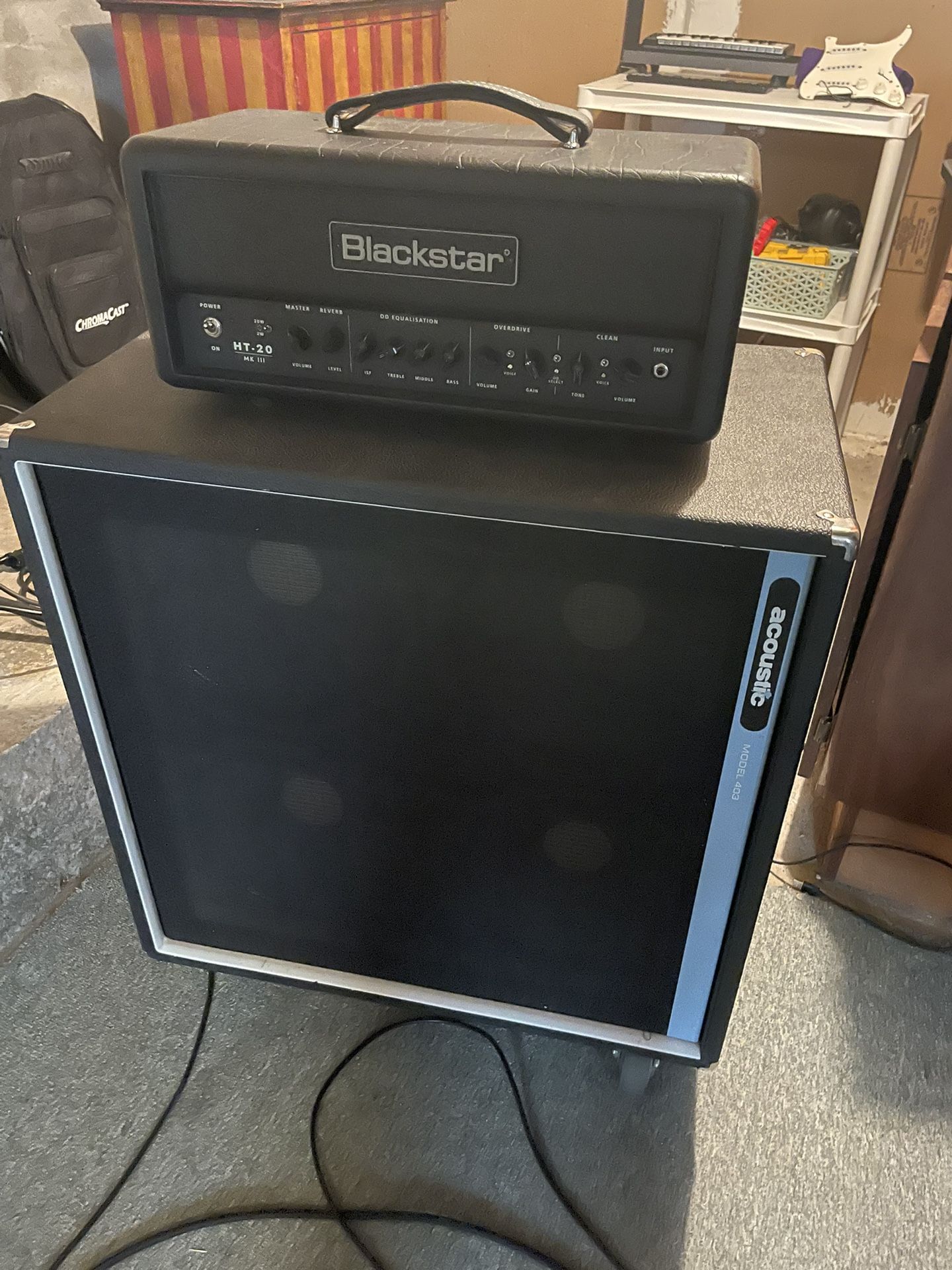Blackstar Ht 20 Mk3/ Acoustic 1970’s 4x12