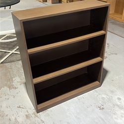 Walnut veneer shelf
