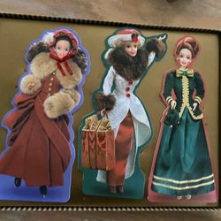 Barbie Christmas Cards Set 3 New 