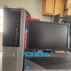 DELL COMPUTER SYSTEM WITH KEYBOARD AND MOUSE
